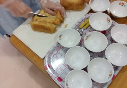うさぎ組(2歳児クラス)９月食育