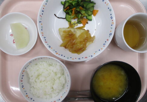 8月31日給食