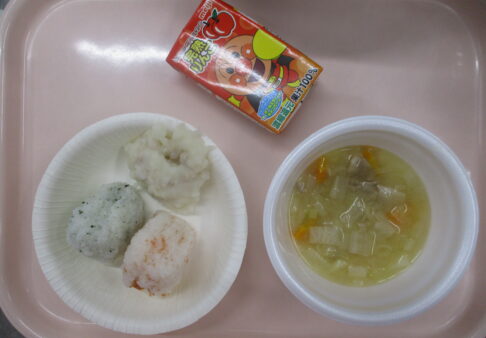 9月1日給食　防災の日メニュー