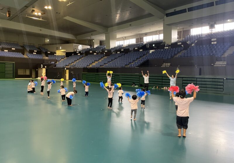 名古屋地区の専門学校の学生さんが集まる行事「三幸フェスティバル」の参加に向けて、愛知県体育館で練習しました✨