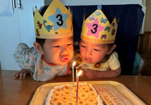 うさぎ組(2歳児クラス)☆８月誕生会