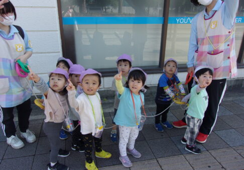 遠足楽しかったね♪(２歳児)