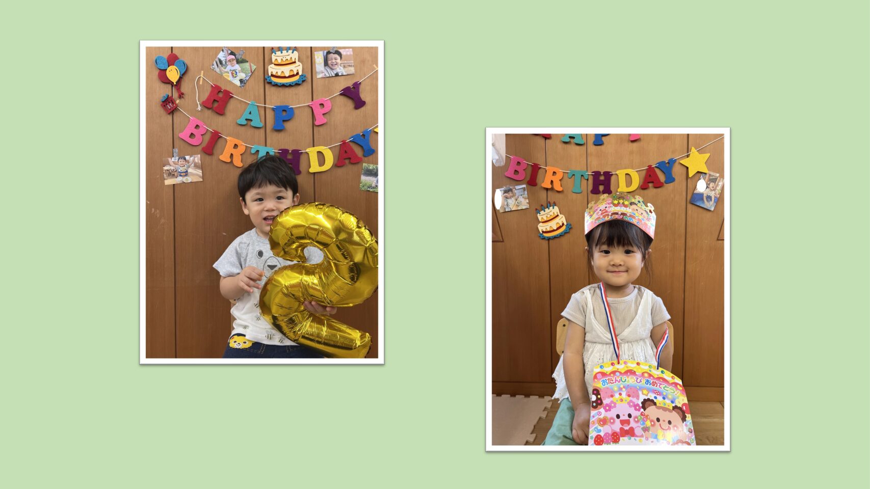 ♪１歳児　りす組　10月誕生会♪