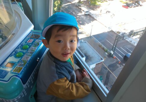 【２歳児】テレビ塔まで歩いた日