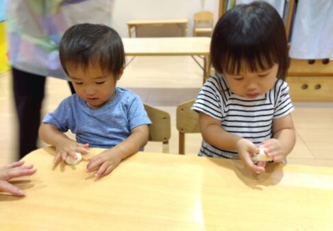 １歳児　りす組　「お月見会」