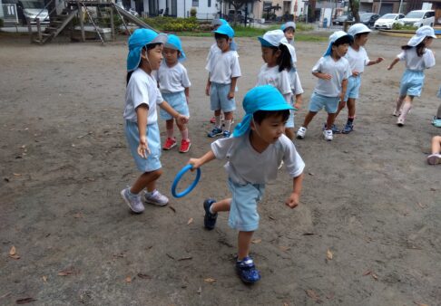 ４歳児　ちきゅう組「運動会に向けて・・・」