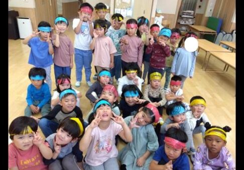 ４歳児　運動会ごっこ