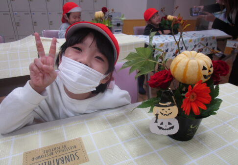 【5歳児】お花に触れた日🌻