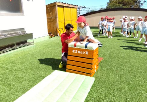５歳児ぎんが組　 体操指導