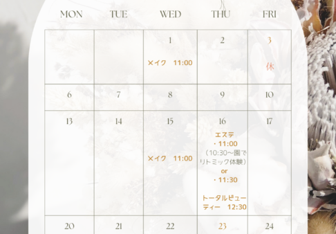 11月　園見学・子育て支援のお知らせ