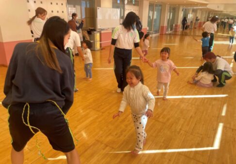 ２歳児　体育あそび
