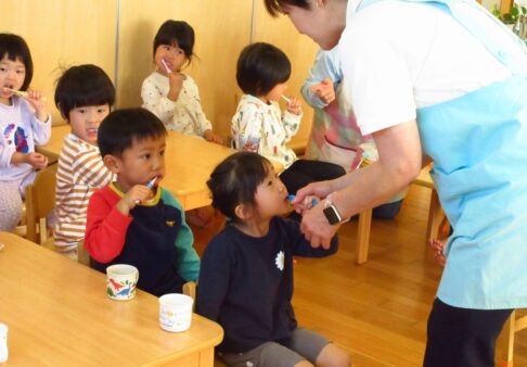 歯磨き指導（３～５歳児）