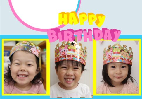 ☆２歳児 こぐま組 １０月お誕生日会☆