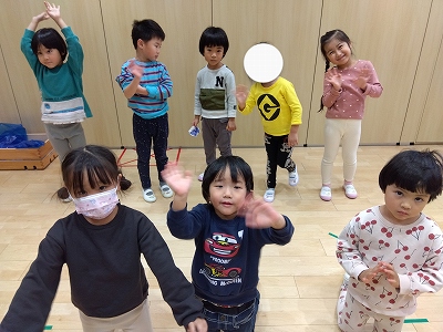 ４歳児　発表会に向けて