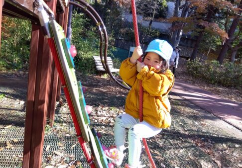 ２歳児～アスレチック遊び～