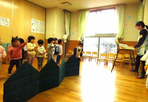 2歳児　発表会練習