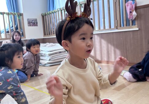 【３歳児】ほし組　１２月　～後半～