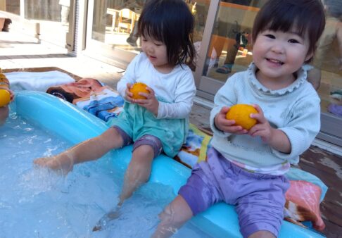 冬至にゆず湯に入りました♬
