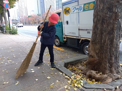 ５歳児★掃除・リサイクル活動★