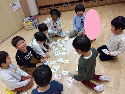 ３歳児　お正月あそび