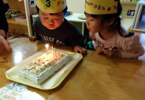 うさぎ組（２歳児クラス）☆１月誕生会