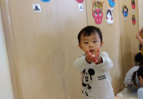 リス組（1歳児クラス）☆節分