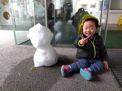 1歳児　　⛄雪⛄