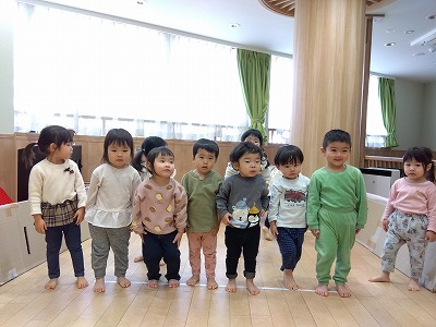 １歳児　今日の様子