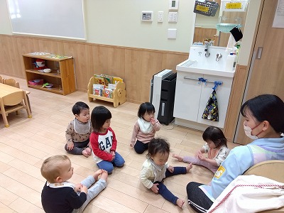 ０歳児の様子