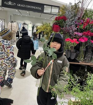 【5歳児】お花のお買い物へ、、