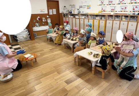 ♪2歳児　こぐま組　4月　食育♪