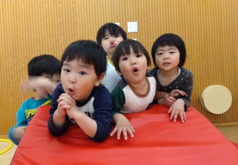 幼児組　お友だちと遊ぶの楽しいね！