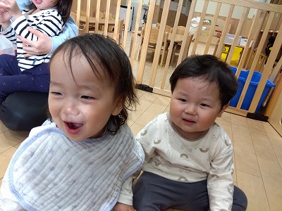 １歳児　最近の様子
