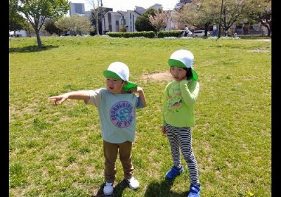 4歳児　お散歩