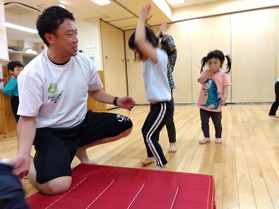 ３歳児★体操教室始まる★
