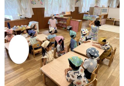 ♪２歳児　こぐま組　５月食育♪