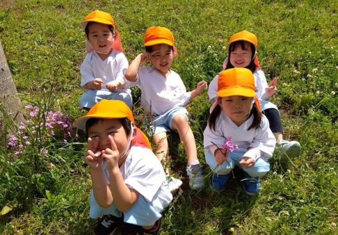3歳児　ほし組　「春を見つけたよ♪」
