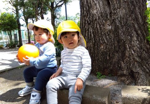 公園で遊んだよ！～1歳児～