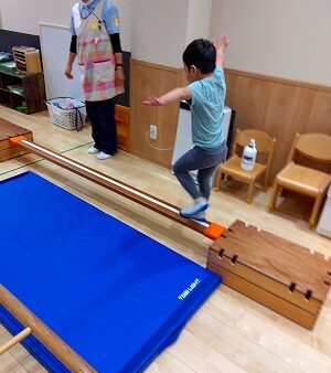３歳　体をたくさん動かして遊んだよ