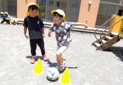 幼児クラス：サッカー教室に参加しました⚽