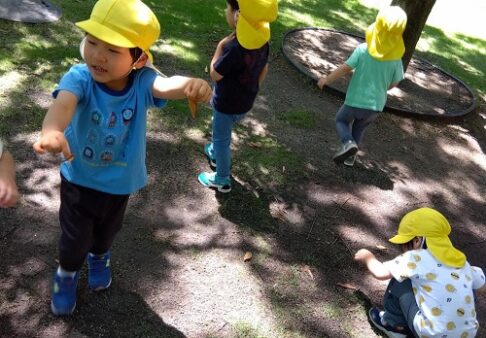 ３歳児　製作に向けて