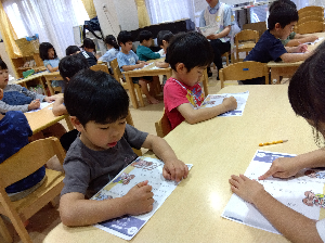 ５歳児　くじら組「おんどく」