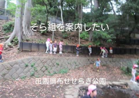【遊び】せせらぎ公園に行こう！　～４，５歳児クラス