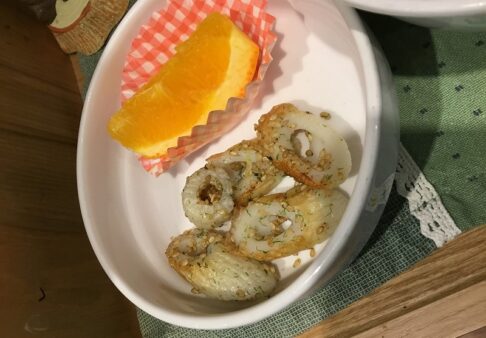 【レシピ】ちくわのごま炒め