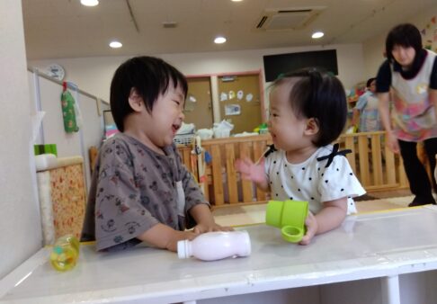 りすぐみ（１歳児クラス）☆６月の様子