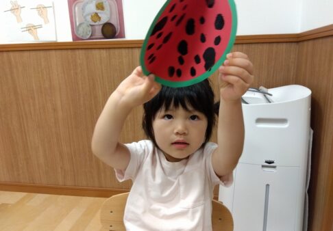 【3歳児】　ほし組　7月の様子～前半～