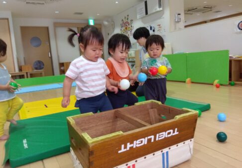 1歳児　りす組　体操教室♪