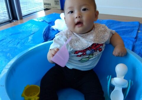 水って気持ちいいね～０歳児～