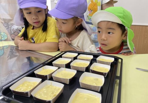 4,5歳児　バナナマフィン作り