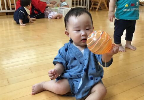 ０歳児クラス「夏祭り」